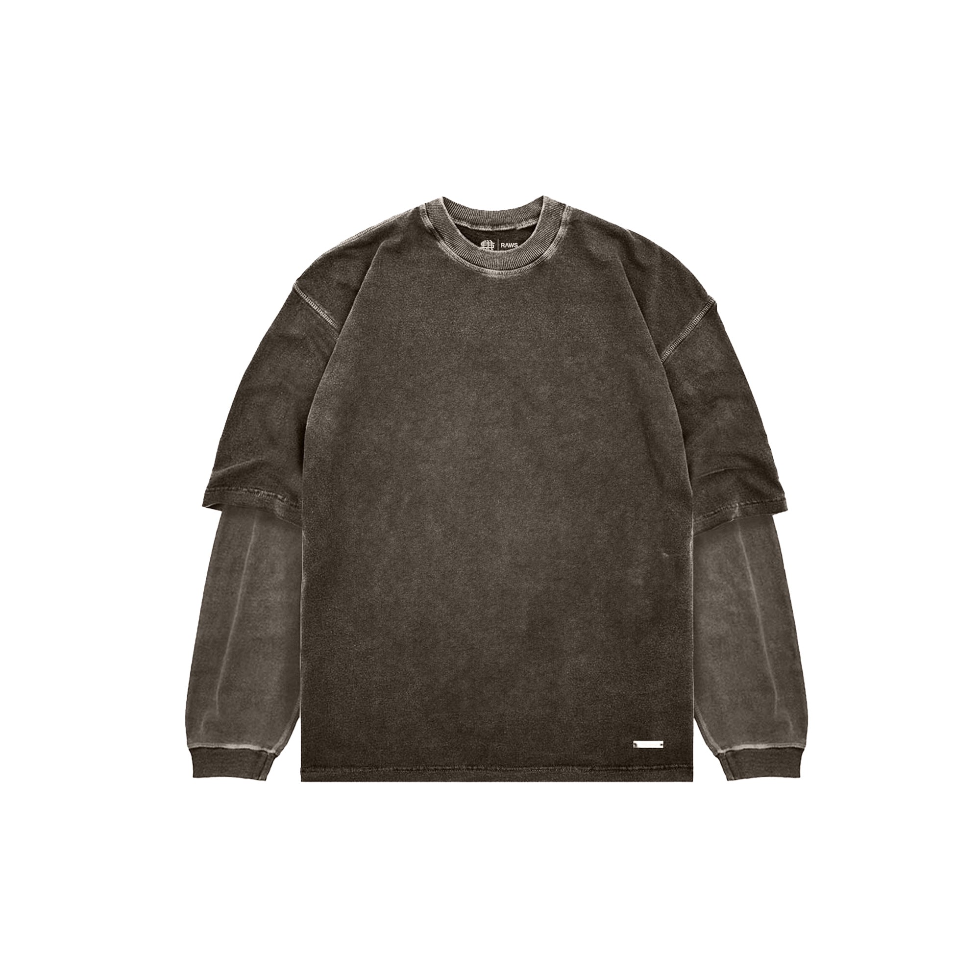 Sole et. Al RAWS Heavyweight Double Layer Tee : Brown
