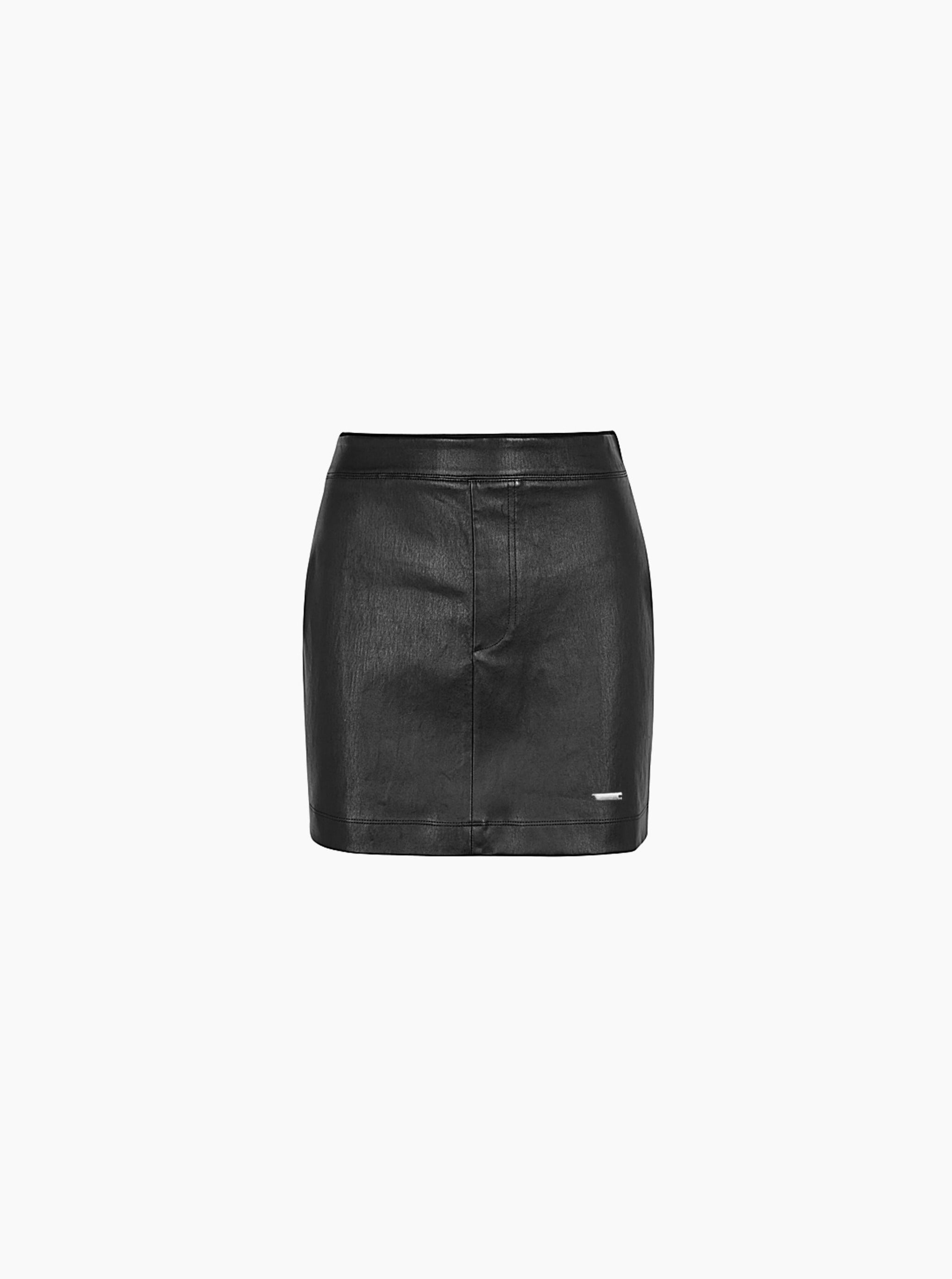 Sole et. Al Leather Skirt