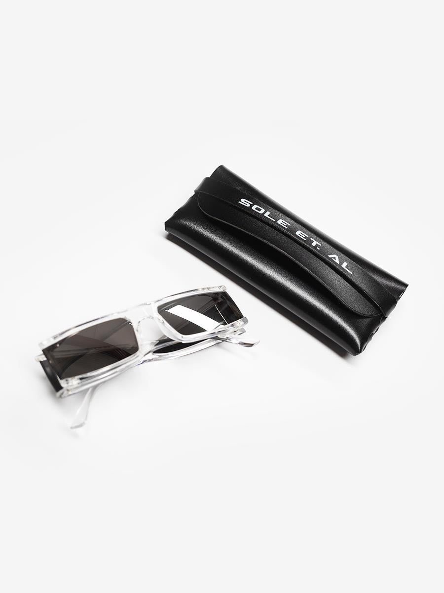 Sole et. Al Hydra Glasses : Transparent / Metallic Silver