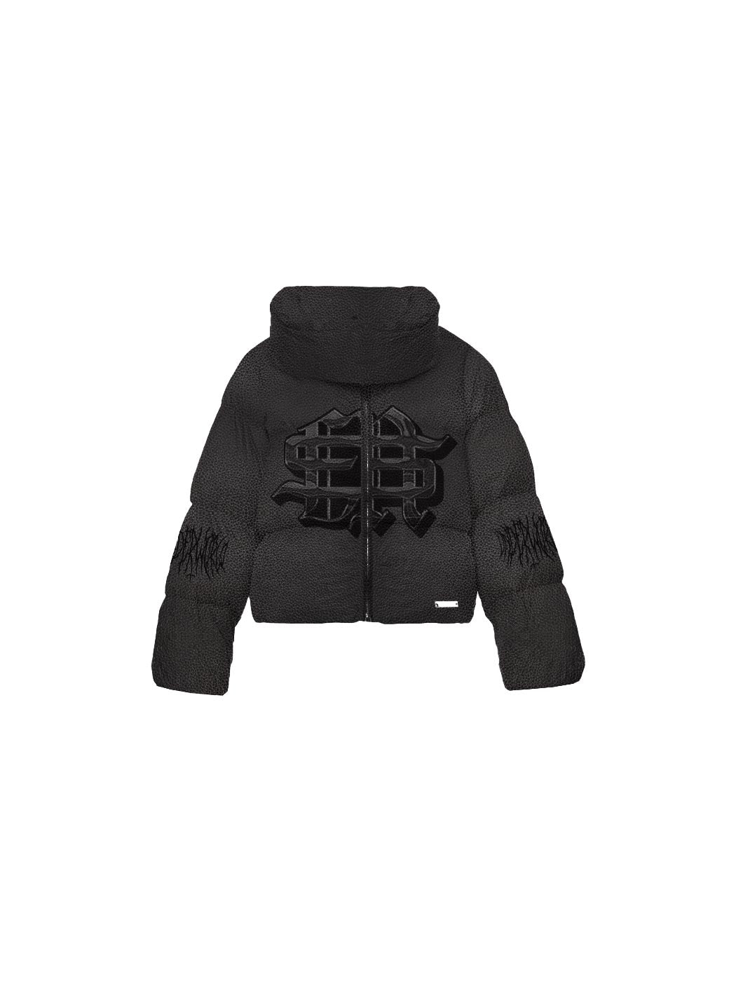 Sole et. Al Metro Leather Puffer Jacket : Noir