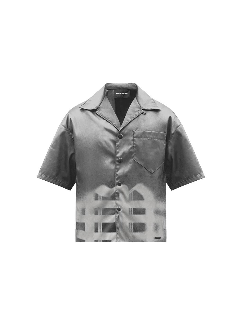 Sole et. Al Metro Identity Silk Shirt : Grey