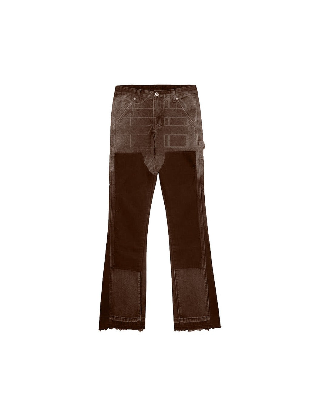 Sole et. Al Metro Flared Carpenter Denim Jeans : brun