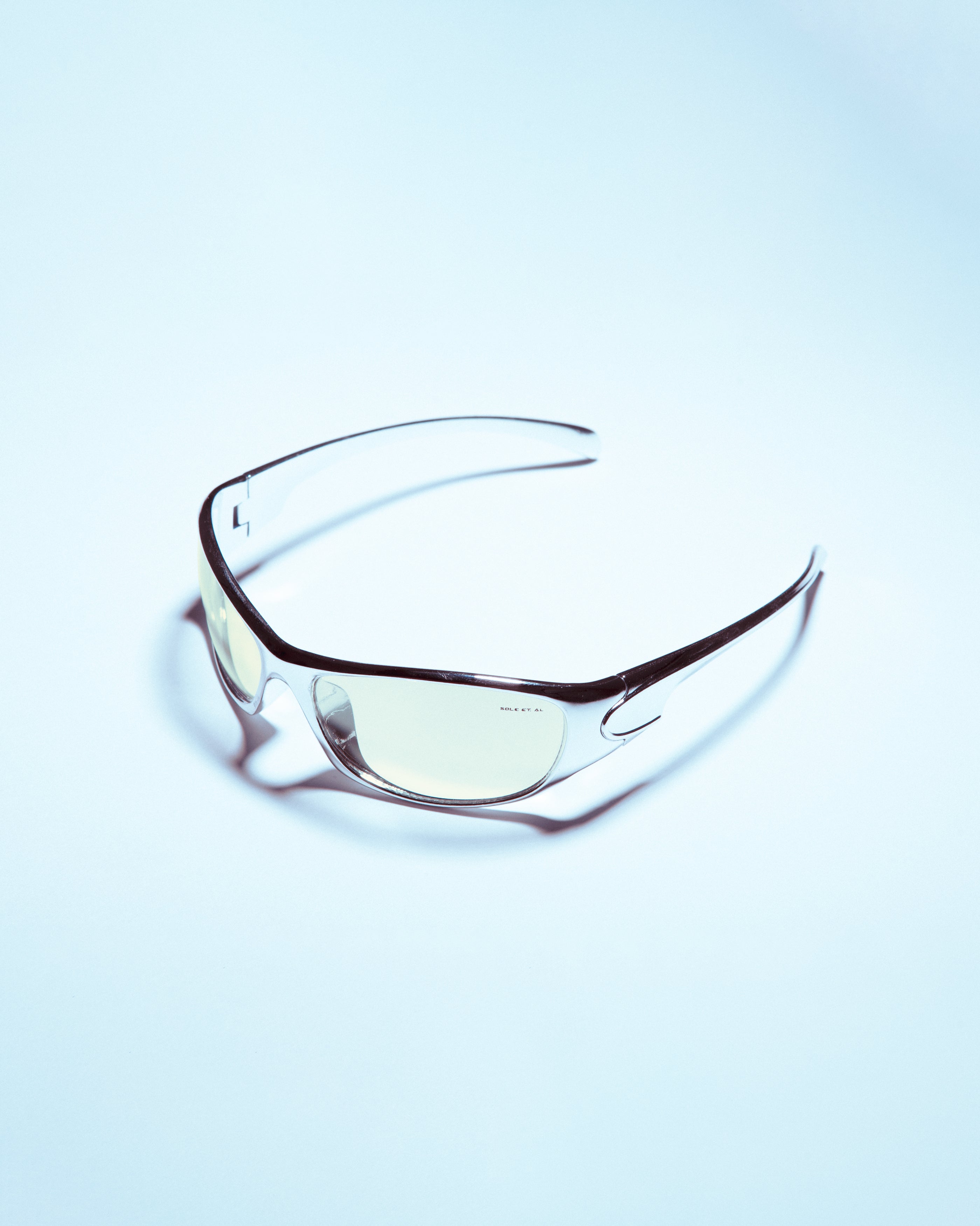 Sole et. Al Racer-glasögon : Metalliskt silver